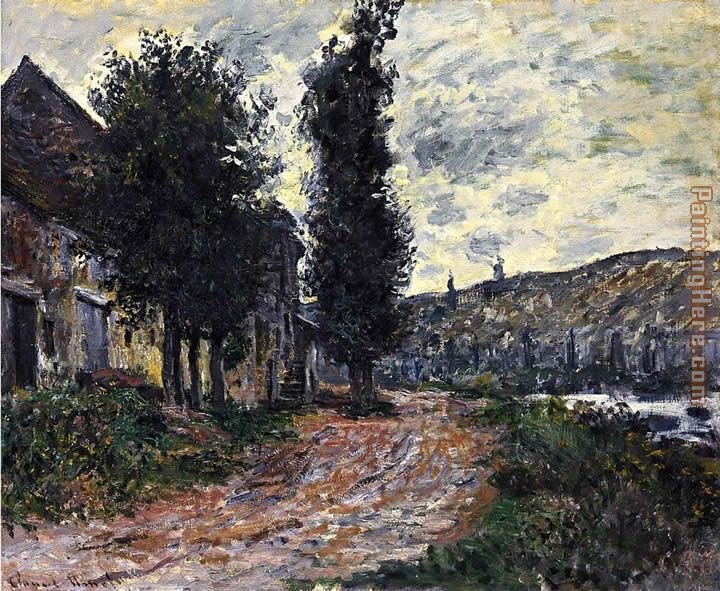 Tow Path at Lavacourt painting - Claude Monet Tow Path at Lavacourt art painting